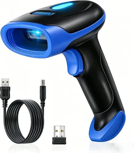 Miniatura 8 de Escáner de código de barras USB de mano con cable 1D lector de códigos de barras con cable USB para supermercado, tienda de conveniencia, almacén