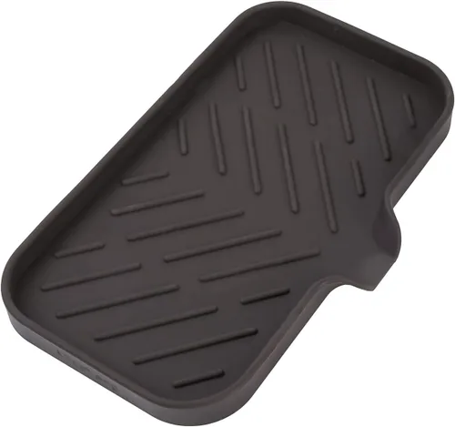 Miniatura 27 de MicoYang Jaboneras de baño de silicona con boquilla de drenaje, organizador de fregadero de cocina, soporte de esponja, bandeja de jabón para Azul