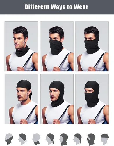 Miniatura 7 de Zhanmai mens Balaclava