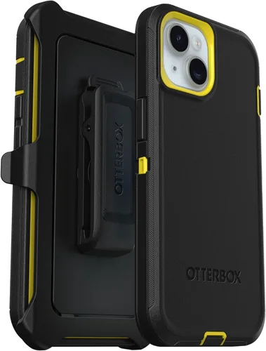 Miniatura 8 de OtterBox iPhone 14 y iPhone 13 (solo) - Funda Defender Series - Negro - Resistente y duradero - con protección de puerto - Incluye clip de funda