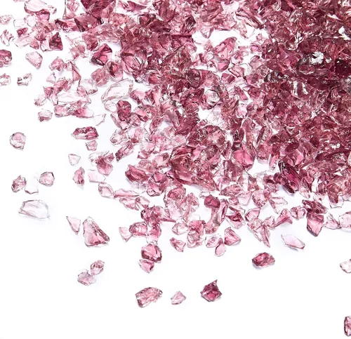 Miniatura 18 de TWINKLING Vidrio triturado de alto brillo, vidrio roto, chips de gemas de vidrio para arte de resina DIY, arte de uñas, pintura de geoda, 1-3mm Negro