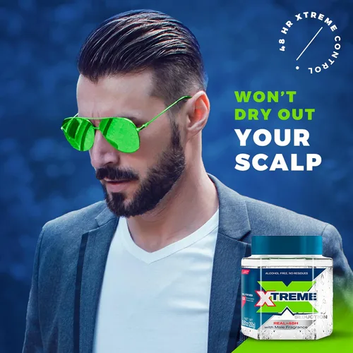 Miniatura 7 de Xtreme Gel Seduction Styling Hair Gel para hombres con aloe vera y control de 48 horas, 8.81 onzas (paquete de 12)