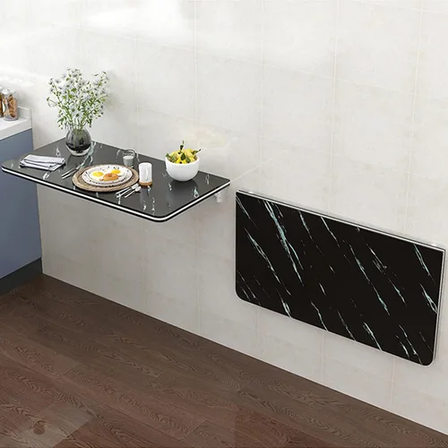 Miniatura 2 de Escritorio montado en la pared, mesa plegable para espacios pequeños, escritorio plegable para lavandería, oficina en casa, estación de trabajo