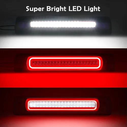 Miniatura 3 de Tercera Luz de Freno LED Compatible con Colorado Canyon 2015-2022, Reemplazo de Tercera Luz de Freno Estroboscópica F1, Luz de Parada de Montaje