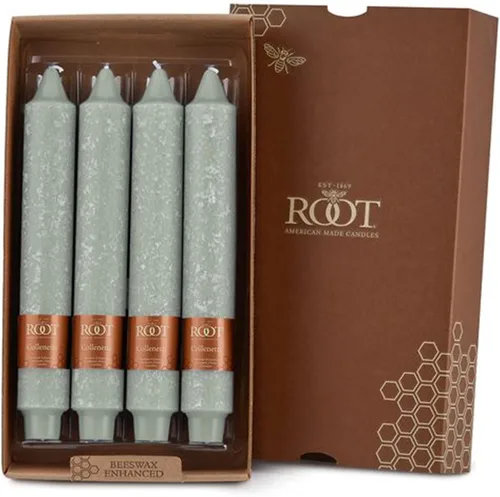 Miniatura 18 de Root Candles Juego de 4 velas sin perfume para cena, sin goteo, con cera de abeja mejorada, Timberline™ Collenette, en caja, de 7 pulgadas
