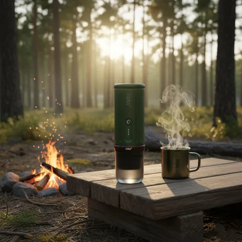 Miniatura 9 de Máquina de café espresso portátil CERA+ con autocalentamiento, hasta 8 tazas por carga y 20 bares, 3 * 4500mAh, CERApresso funciona con cápsulas NS
