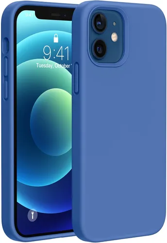 Miniatura 320 de Miracase Funda diseñada para iPhone 13, con protector de pantalla de vidrio templado, forro de microfibra suave antiarañazos, funda de goma