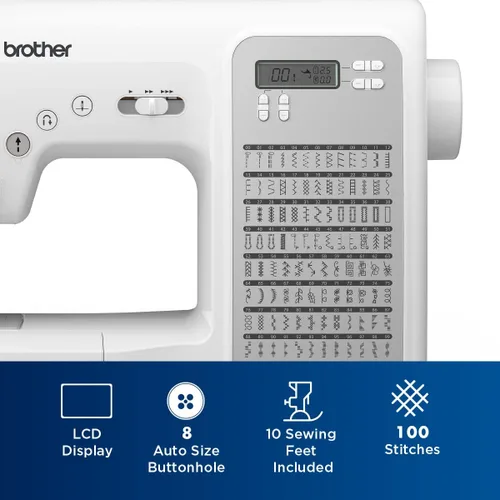 Miniatura 3 de Brother CP100X - Máquina de coser y hacer acolchados computarizada
