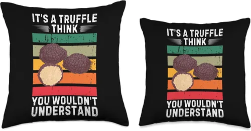Miniatura 3 de Vintage It's A Truffle Think You Wouldn't Understand Throw Pillow