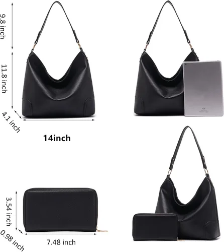 Miniatura 2 de Juego de carteras y carteras para mujer, bolso grande con cartera, 3