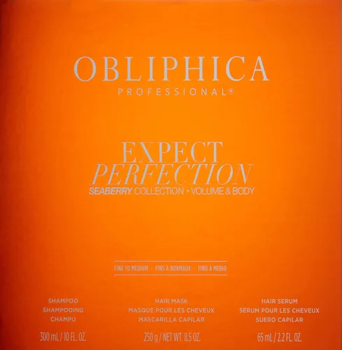 Miniatura 2 de Obliphica Expect Perfection Volume & Body Seaberry Collection Set - Eleva tu experiencia de cuidado del cabello con lujosas fórmulas voluminizadoras