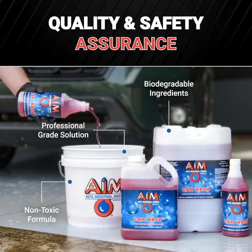 Miniatura 5 de AIM Chemicals - Champú de auto con fórmula de alta espuma, champú profesional para lavado de autos compatible con revestimientos de cerámica, ideal