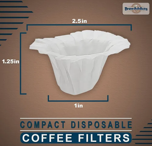 Miniatura 2 de Filtros de café de papel desechables Filtro de café desechable para Keurig 1.0 y 2.0 Tamaño y cantidad perfectos 100