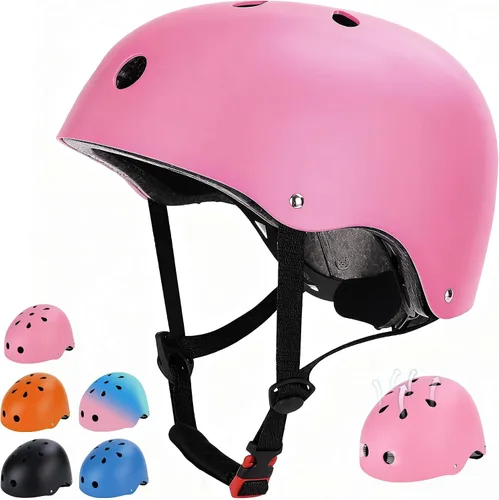 Miniatura 14 de Casco de bicicleta para niños, casco para niños y niñas de 1-3/2-4/3-5/5-8/8-14 años, ajuste ajustable y ligero, seguridad multideportiva