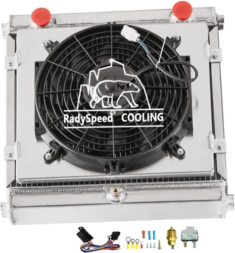 3 retransmisión de aluminio de la fan de la cubierta del radiador de la fila para el paso doble del estilo del dragster/del Roadster