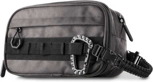 Fitdom Estuche Táctico de Aseo Kit Dopp para Hombre. Perfecto para Viaje y Almacenamiento. Se Adapta a Cosméticos Grandes y Pequeños, Maquillaje,