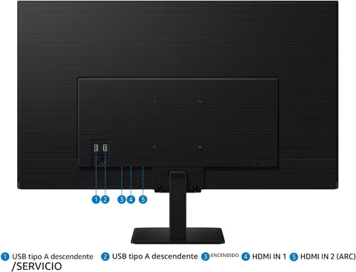 Miniatura 9 de SAMSUNG Monitor inteligente FHD de 32 pulgadas serie M5 (M50F) con transmisión de TV, altavoces, HDR10, concentrador de juegos, múltiples puertos