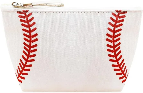 Bolsa de maquillaje, organizador de viaje, neceser para mujer, pequeña funda de cosméticos para bolso, lindo embrague de almacenamiento de tela,
