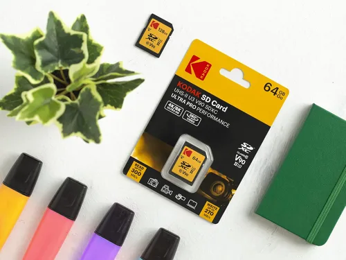 Miniatura 2 de Kodak Tarjeta de memoria SDXC UHS-II U3 V90 Ultra Pro de 64 GB, velocidad de lectura de hasta 300 MB/s y velocidad de escritura de 270 MB/s