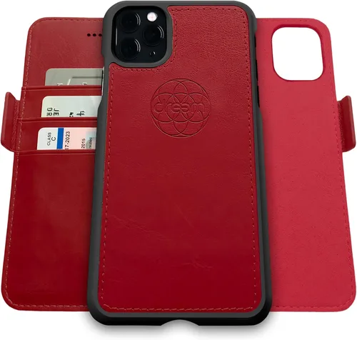 Dreem - Funda y cartera Fibonacci 2 en 1 para iPhone Rojo