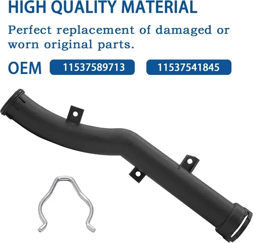 Miniatura 3 de Tubo de bomba de agua compatible con Mini Cooper R55 R56 R57 R58 R59 Countryman R60 Paceman R6 Reemplazar # 11537541845, 11537589713