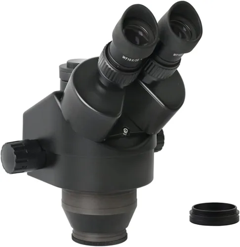 Miniatura 3 de Kit de accesorios para microscopio 3.5X 7X 45X 90X cabeza de microscopio trinocular simulfocal, zoom continuo 0.5X 2X Microscopio diapositivas
