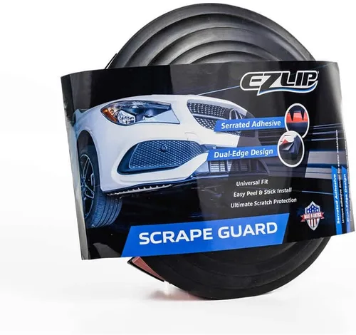 EZ Lip – Protector de rayado original universal de 8.0 pies para parachoques delantero con placa deslizante de armadura