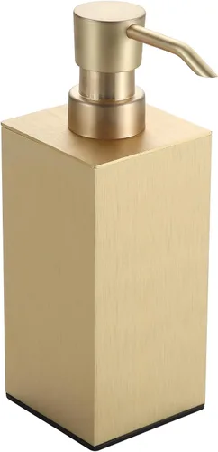 Miniatura 9 de BGL Black Soap Dispenser for Kitchen & Bathroom, Modern Square Liquid Hand Soap Pump, Rustproof Matte Black Lotion Dispenser with Non-Slip Bottom
