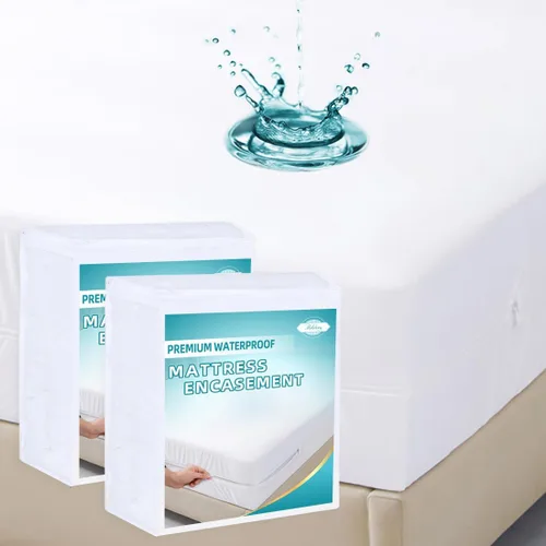 Miniatura 15 de Parkdeny - Funda de colchón completa impermeable de enfriamiento, rayón de bambú, tela de aire 3D, transpirable, silenciosa, lavable, se ajusta a