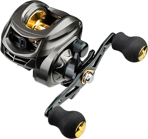 Miniatura 10 de Carrete de baitcasting, carrete de pesca, sistema de frenado magnético, arrastre máximo de 17.6 libras, relación de engranajes 7.2:1 y 6.3:1