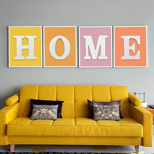 Miniatura 7 de AOCEAN Letras de madera grandes blancas de 10 pulgadas, letras de madera sin terminar para decoración de pared, letras decorativas de pie