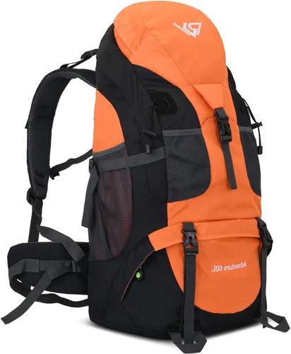 Miniatura 8 de Mochila de senderismo RuRu monkey de 50L, mochila ligera impermeable para camping al aire libre y viajes