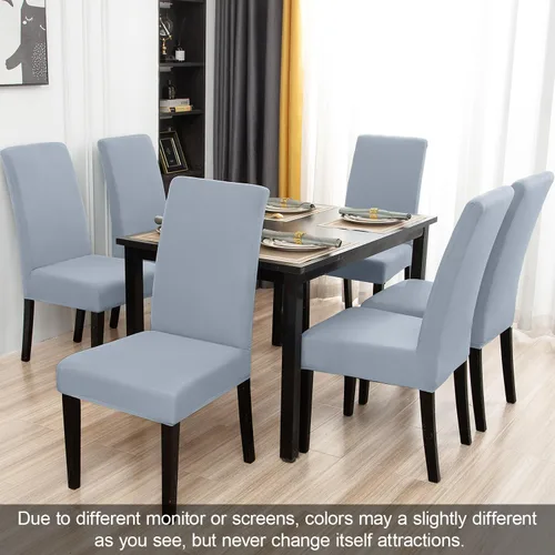 Miniatura 3 de JQinHome Fundas para sillas de comedor, 2 unidades, de alta elasticidad, extraíbles, lavables, para sillas Parsons en el hogar, fiesta, hotel