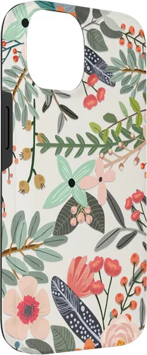 Miniatura 3 de Funda con diseño floral botánico de jardín colorido para iPhone 14
