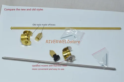 Miniatura 3 de RIVERWELD L-TEC PT-31 JG-40 WSD-LG40 PT-31 Cortador de plasma Accesorios de antorcha de corte de antorcha Rodillo de círculo Brújula de rueda de guía