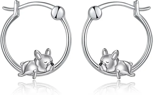 VONALA Bonitos aretes de aro de plata de ley 925, regalos de cumpleaños para mujer