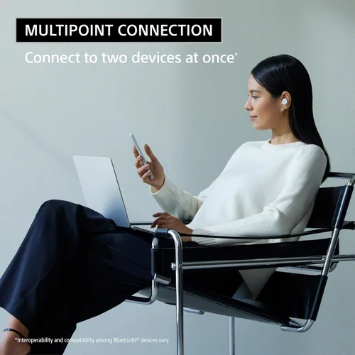 Miniatura 8 de Sony WF-C710N Auriculares verdaderamente inalámbricos con cancelación de ruido con hasta 30 horas de duración de la batería, ligeros y seguros, Negro