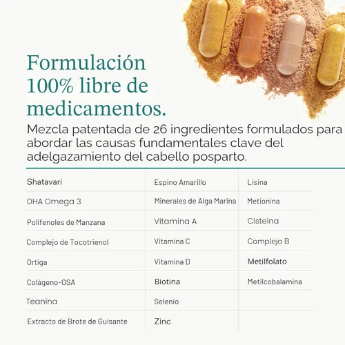 Miniatura 5 de Nutrafol Postpartum Hair Growth Supplements, Clinically Tested for Visibly Thicker Hair and Less Shedding, Breastfeeding-friendly