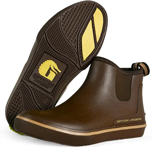 Miniatura 45 de Gator Waders Botas de campamento para hombre, zapatos impermeables hasta el tobillo para lluvia y barro, pesca, caza y ropa de campamento