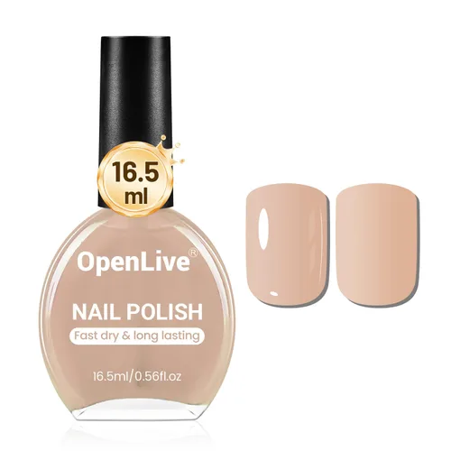 Miniatura 16 de OpenLive 16.5ml Esmalte de uñas rosa polvoriento de secado rápido de gran volumen, rosa claro, esmalte de uñas de secado rápido y color duradero