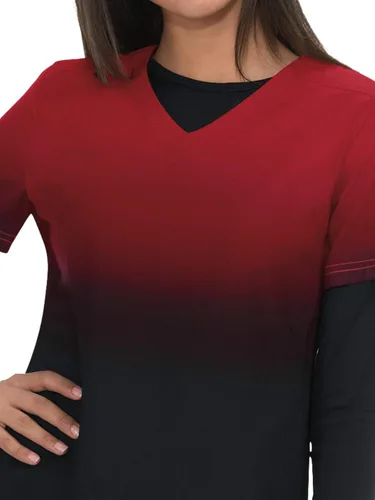 Miniatura 3 de KOI Lite 370PR Ombre Reform - Camisa de uniforme médico de color degradado para mujer