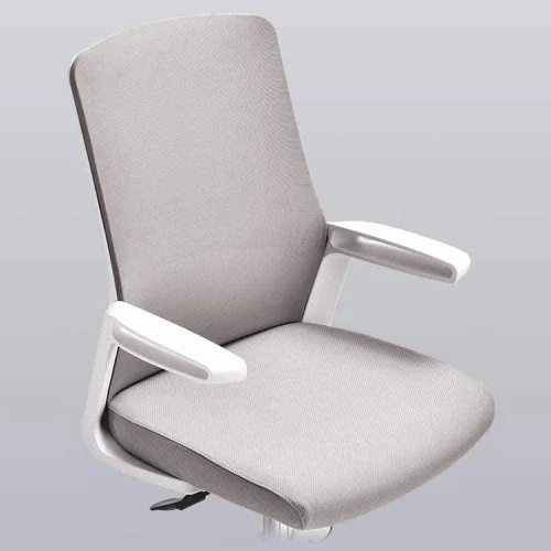Miniatura 3 de Silla de oficina Silla de respaldo Simple Home Mesh Transpirable Oficina Elevador Silla de personal Silla de conferencia (gris)