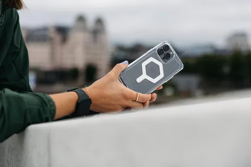 Miniatura 7 de URBAN ARMOR GEAR UAG - Funda diseñada para iPhone 14 Pro, color gris ceniza de 6.1 pulgadas, imán integrado compatible con carga MagSafe, ligera