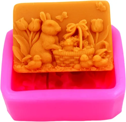 Miniatura 9 de Molde de pavo real S364 Craft Art Silicone Soap Molds Craft Molds DIY Moldes de vela hechos a mano