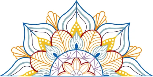 Miniatura 9 de Resama - Decoración de pared de metal grande Mandala, arte de pared único de flor de loto, adecuado para decoración de interiores y exteriores