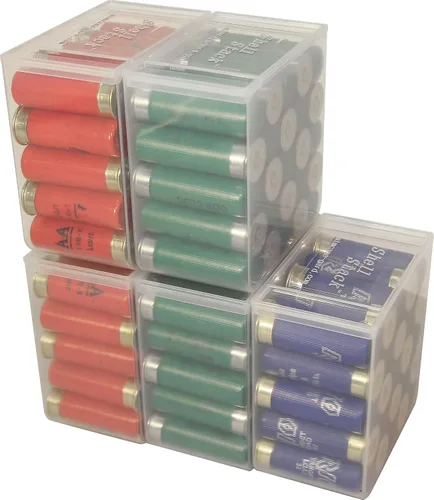 Miniatura 5 de MTM SS25-00 Shell Stack 25 - Caja de almacenamiento compacta redonda, transparente, pequeña, fabricada en Estados Unidos
