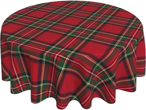 Miniatura 26 de 4th of July Tablecloth Square 60x60 Inch,Red White Buffalo Plaid Check Blue Patriotic Stars Table Cloth,Stain Resistance Polyester Independence Day