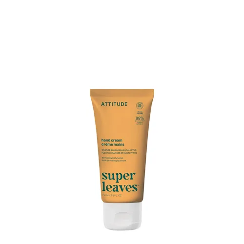 ATTITUDE Crema de manos, verificada por EWG, a base de plantas y minerales, productos veganos para el cuidado personal, aroma de flor de naranja y