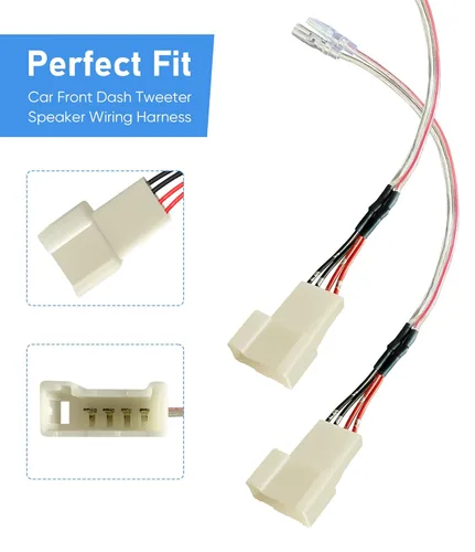 Miniatura 4 de Reemplazo del arnés de cableado del altavoz de la puerta delantera del coche para Toyota Rav4/Camry/Highlander 2008-2022, Subaru