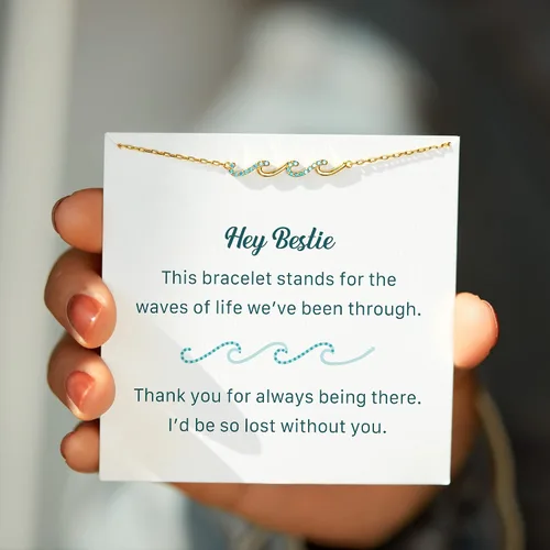 Miniatura 6 de STORYJEWELLERY Regalo para amigas, pulsera de mejor amiga, pulsera de amistad para mujeres, regalos para amigas, mujeres, regalos cristianos